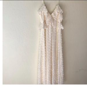 White Zimmerman dress.